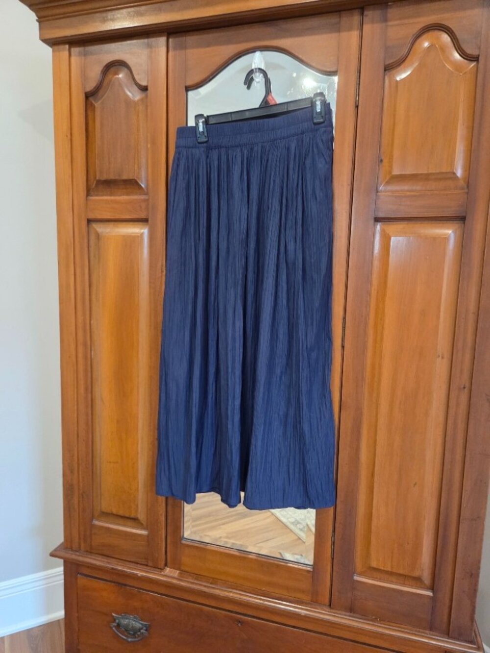 Chico's Navy Maxi Skirt